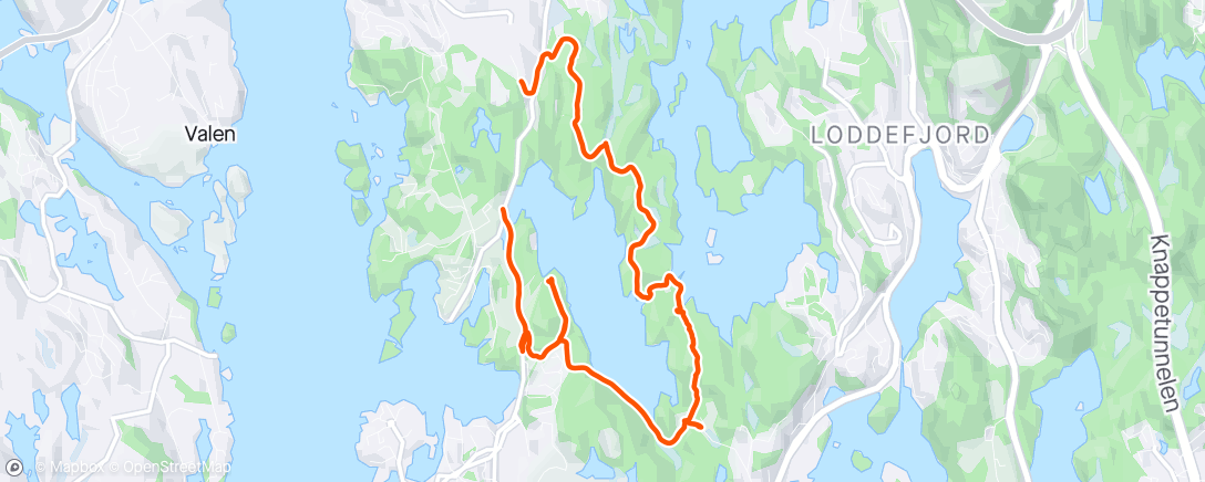 Map of the activity, Norway