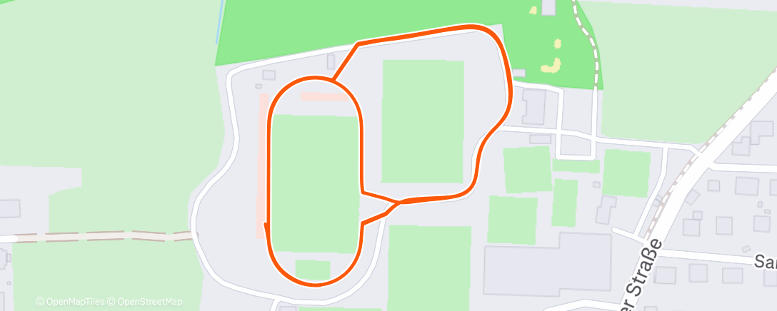 活动地图，Auslaufen