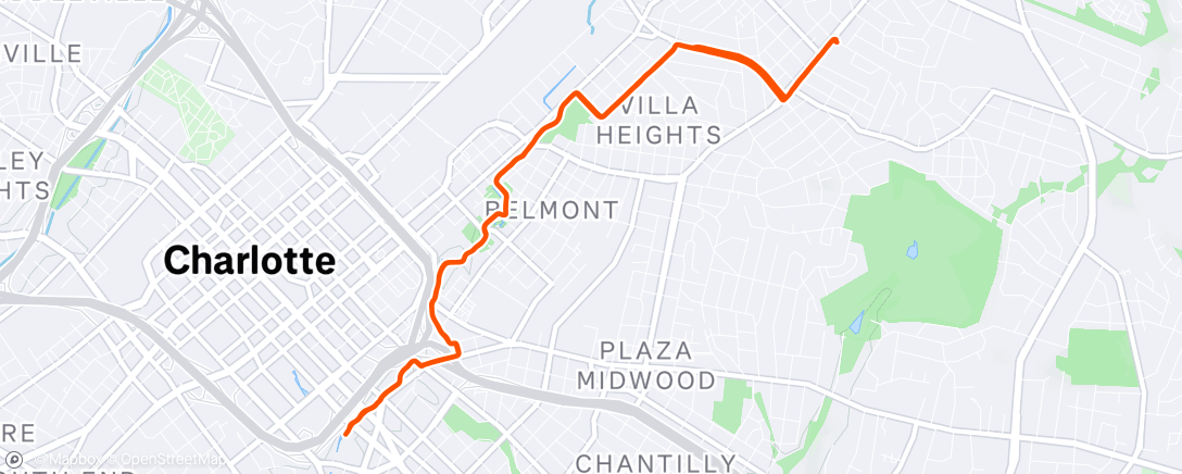 Mappa dell'attività “Long” Run