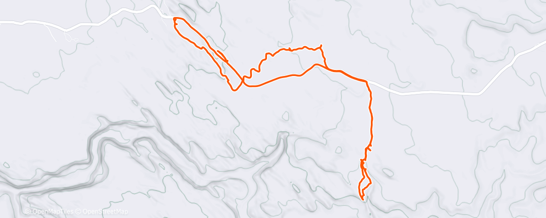 Map of the activity, Ride and Hike