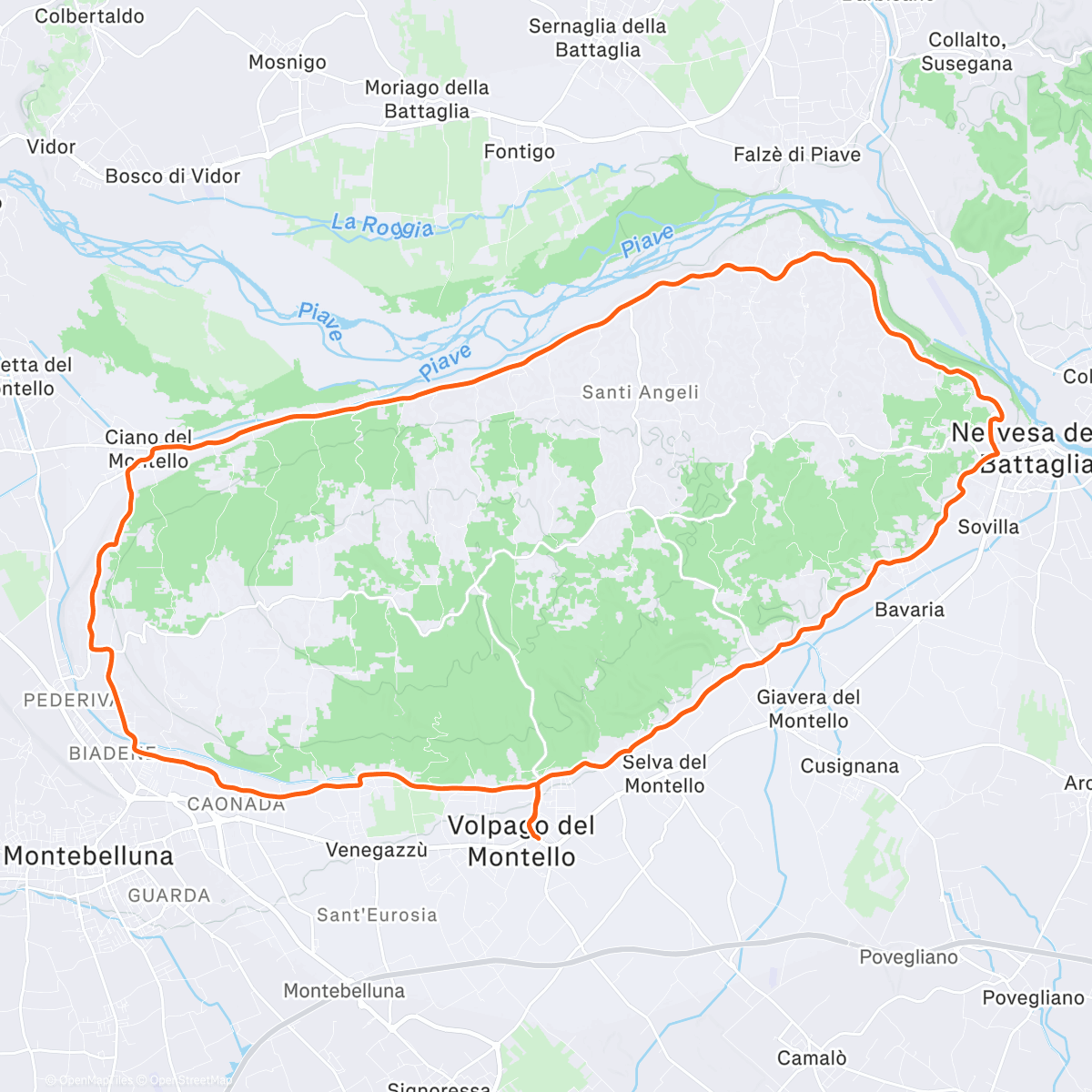 Map of the activity, ROUVY - Group Ride: Rouvy Tuesday 1.5 to 2.5 w/kg