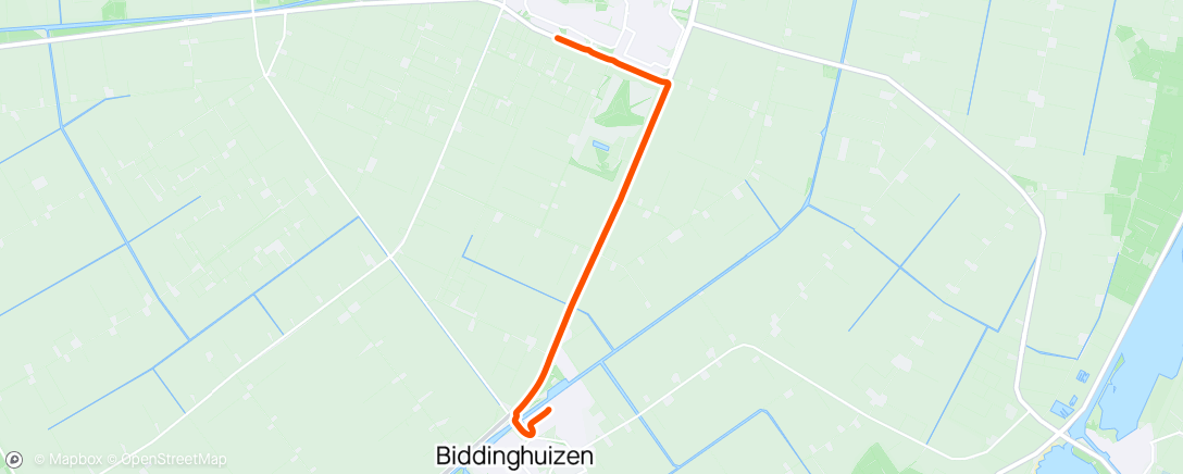Map of the activity, Namiddagrit op e-bike Biddinghuizen, Flevoland ☀️