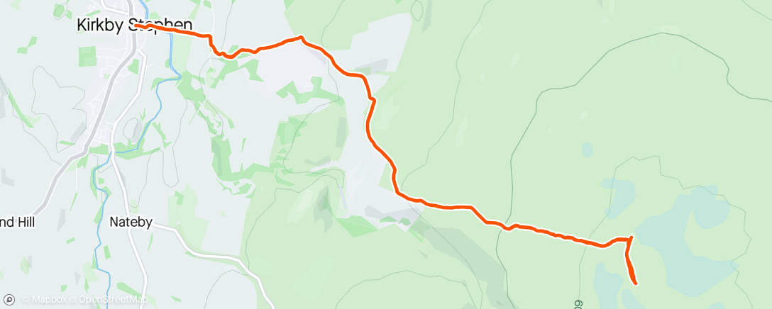 Mappa dell'attività Afternoon Trail Run