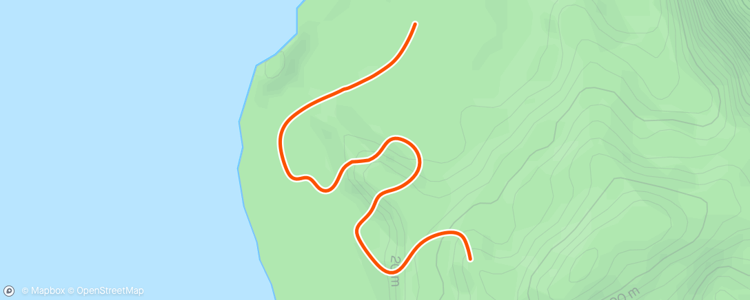 Map of the activity, Zwift - Two Bridges Loop in Watopia