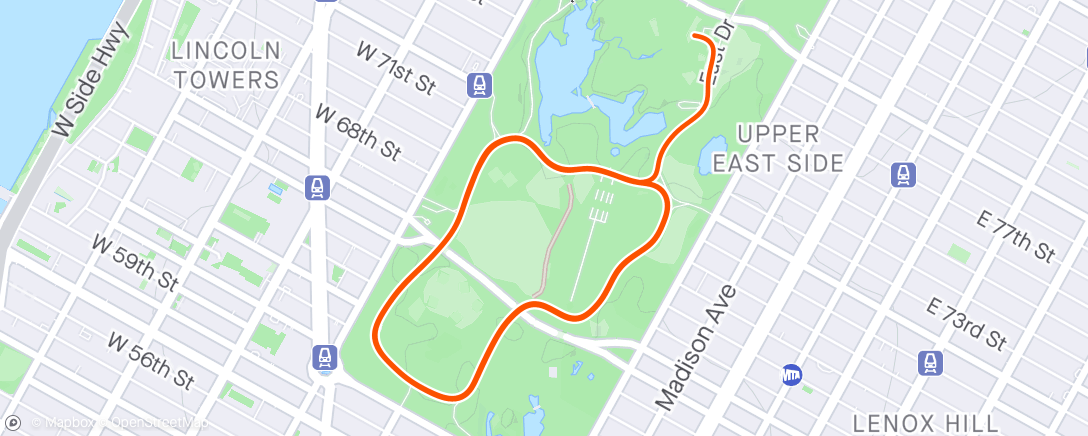 Map of the activity, Zwift - Group Ride: 3R VOLT Interval Ride [~2.6-3.2 w/kg avg] (C) on LaGuardia Loop in New York