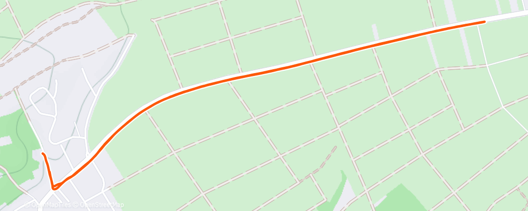 Map of the activity, Morning Trail Run