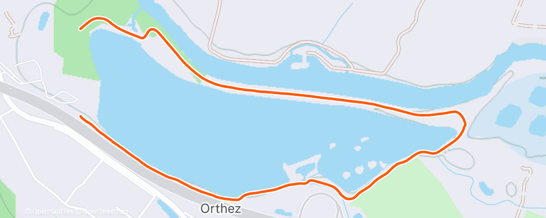 Карта физической активности (Afternoon Run)