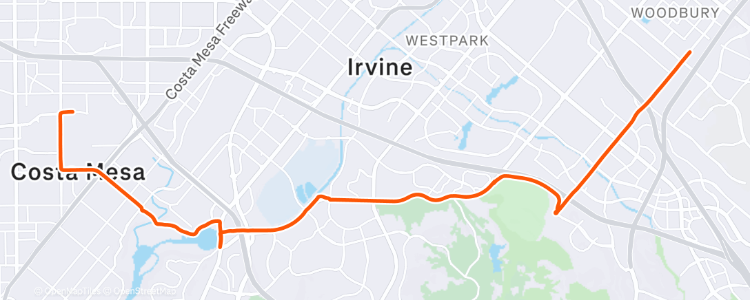 Map of the activity, SoCal weather is amazing