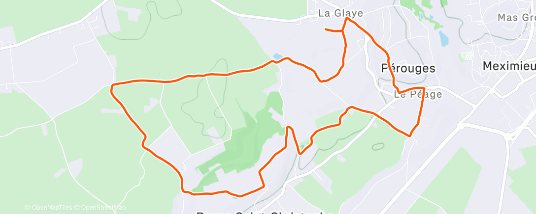 Map of the activity, EF post fête pour éliminer 😊