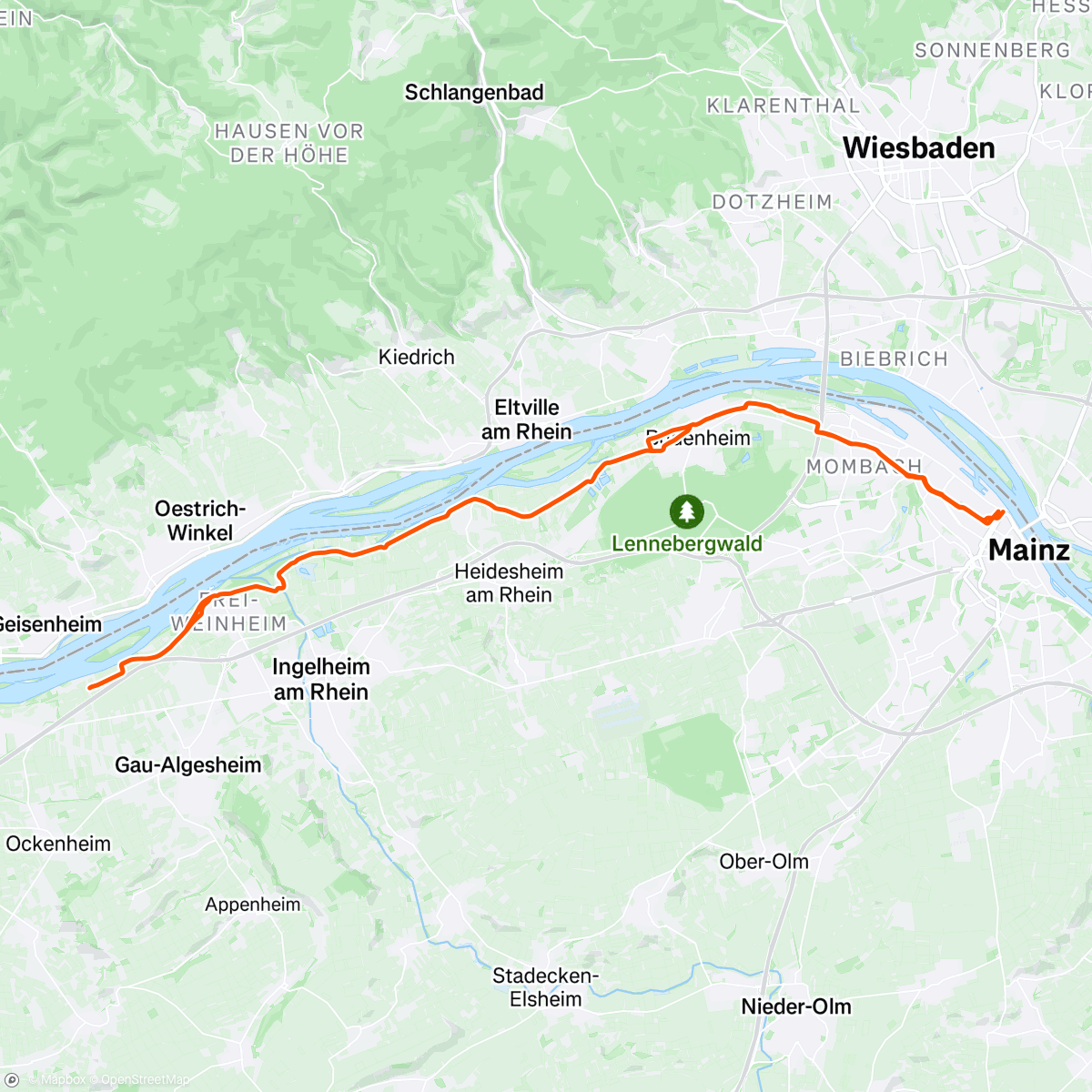 Map of the activity, Real festive500 feeling