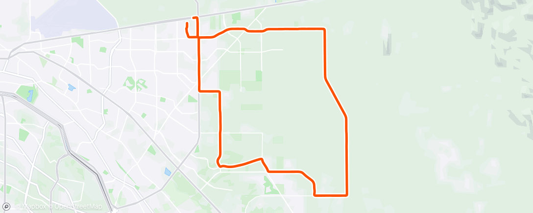 Map of the activity, The Great Croissant Ride From La Wheela