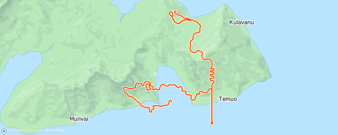 Map of the activity, Afternoon Ride