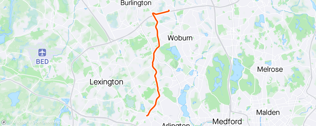 Map of the activity, Afternoon commute