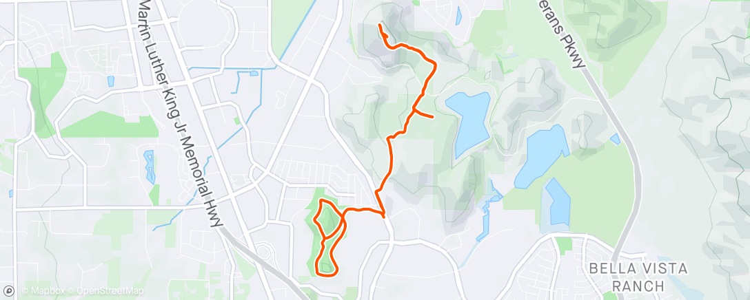 Map of the activity, Ironically, no nope ropes on Rattlesnake Mtn (yet)