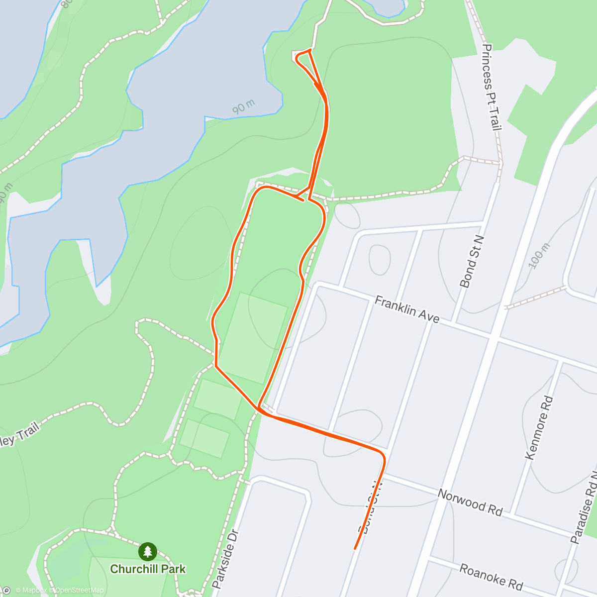 Map of the activity, Testing DRX DEFY GRVL (and hip)