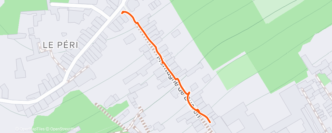 Карта физической активности (Afternoon Walk)