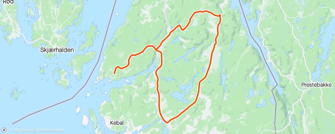 Map of the activity, Fint vær - hele 7C
