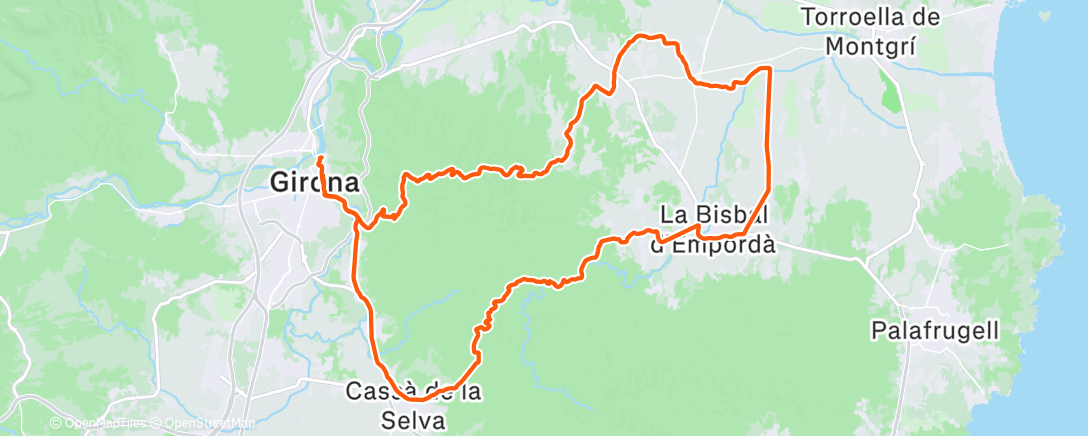 Карта физической активности (Gotta love blindly descending in a rain storm 😶‍🌫️⛈️)