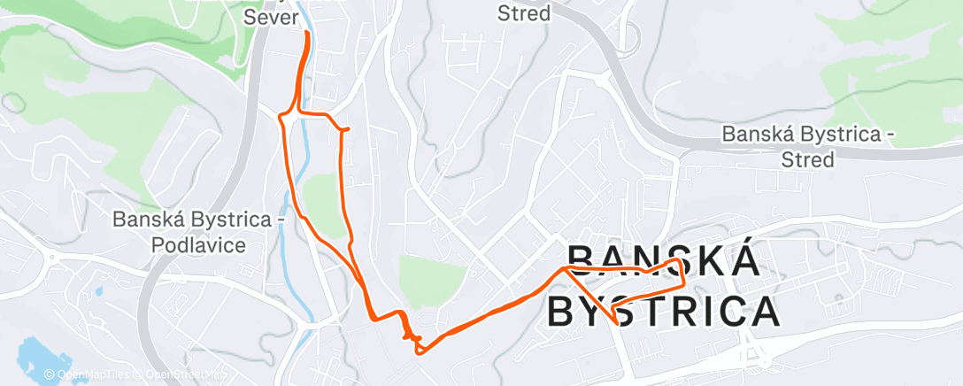 Map of the activity, Morning Ride