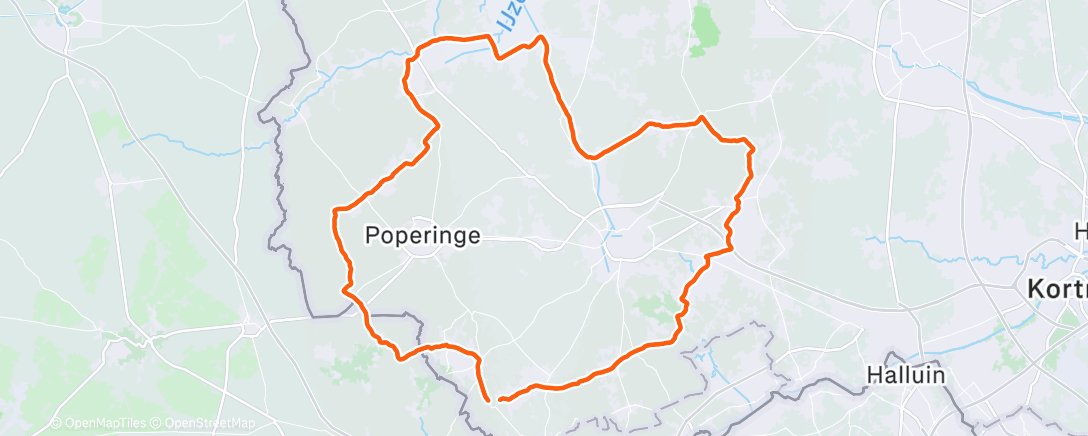 Map of the activity, Vélo plaisir mon œil 😮‍💨