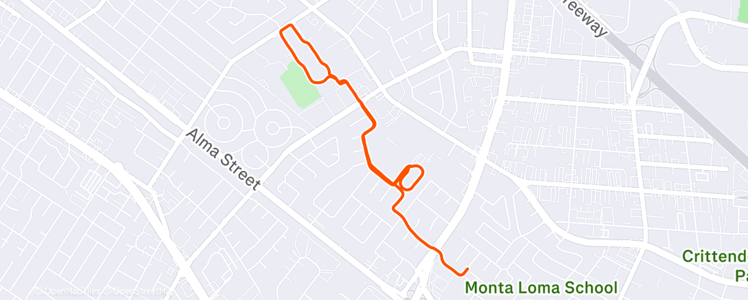 Map of the activity, Warmup