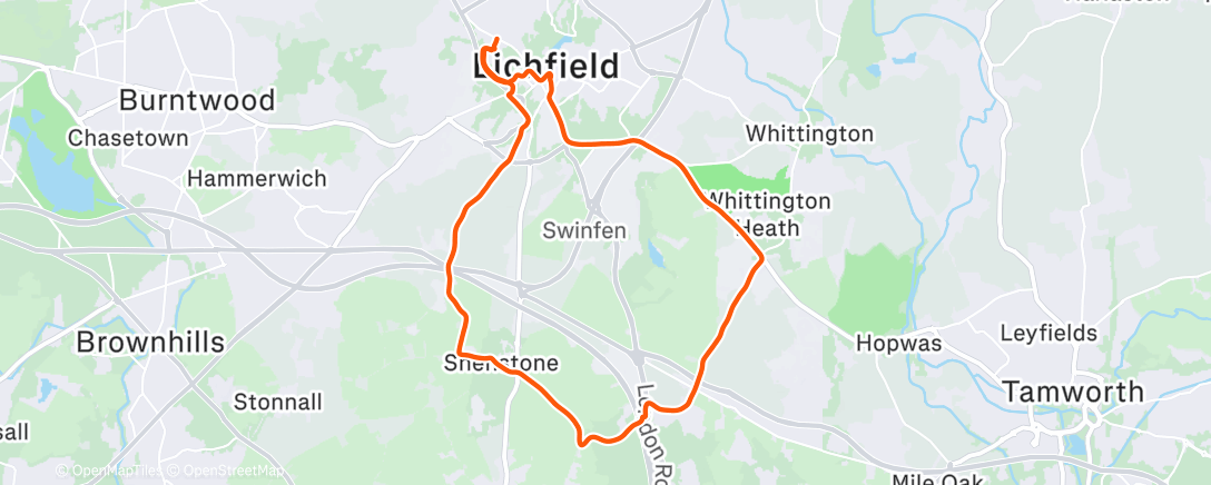 Карта физической активности (Long Run)