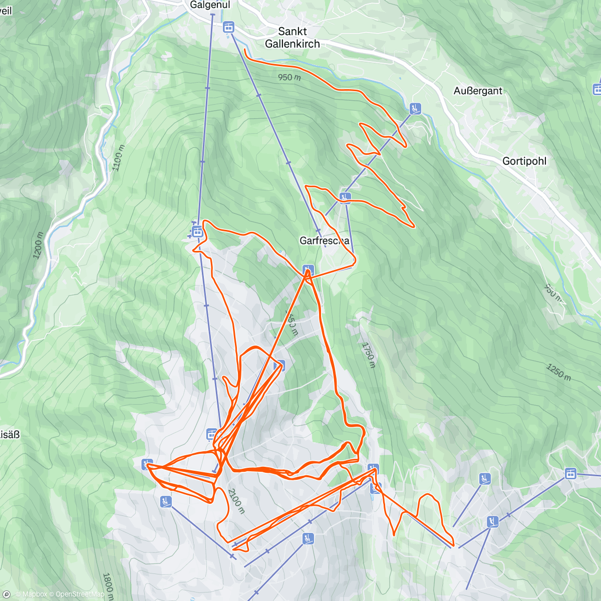 Mapa de la actividad (Traumtag am Montafon 🤩)