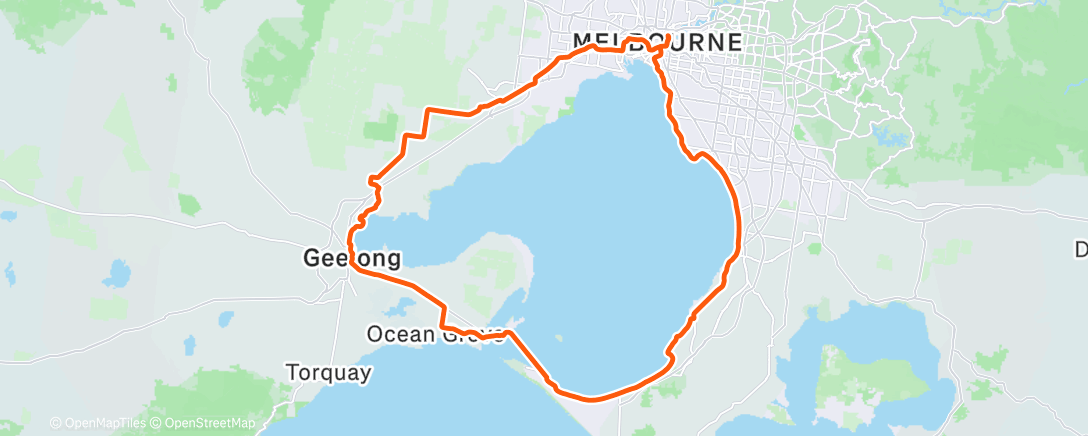 Map of the activity, Morning Ride