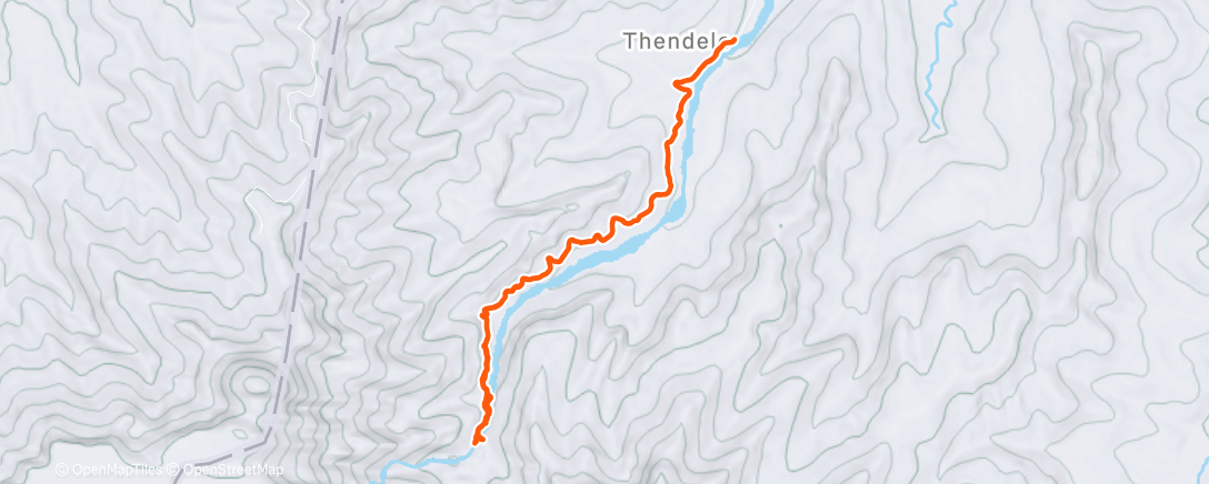 Map of the activity, Tugela Gorge