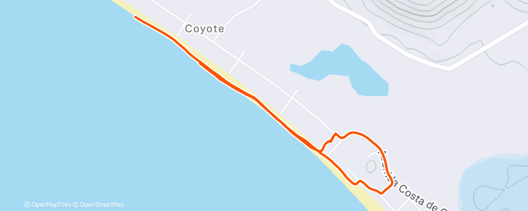 Карта физической активности (Afternoon Ride)