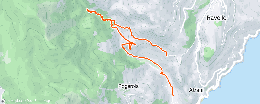 Mapa de la actividad, Morning Hike