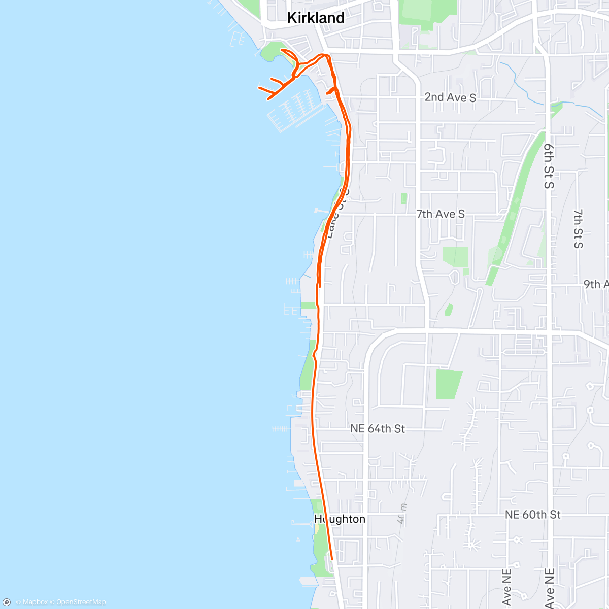 Map of the activity, Secured some reading time