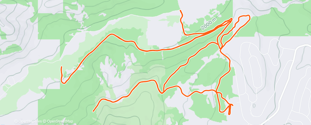 Карта физической активности (Morning Nordic Ski)
