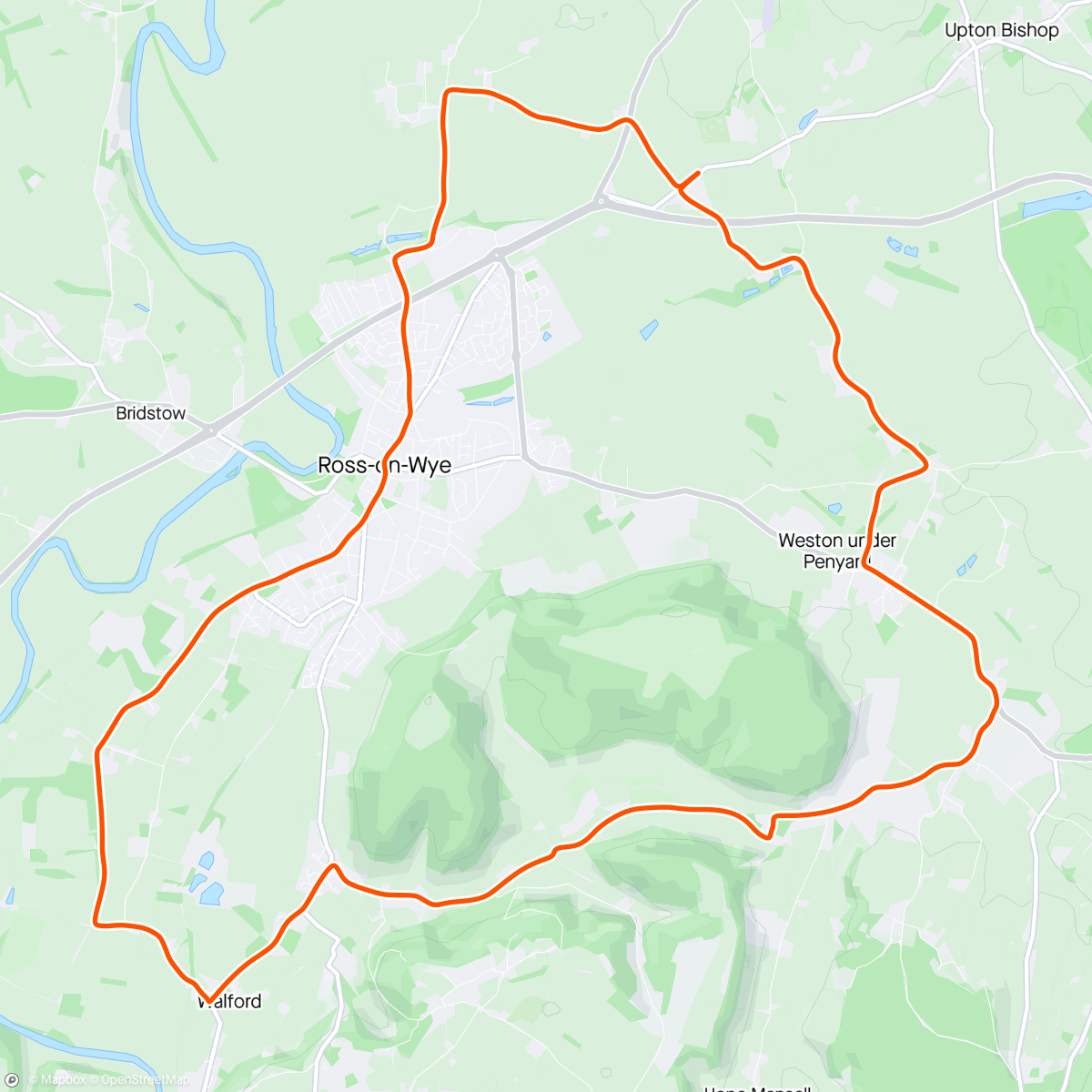 Map of the activity, Chinn Valley Circuit