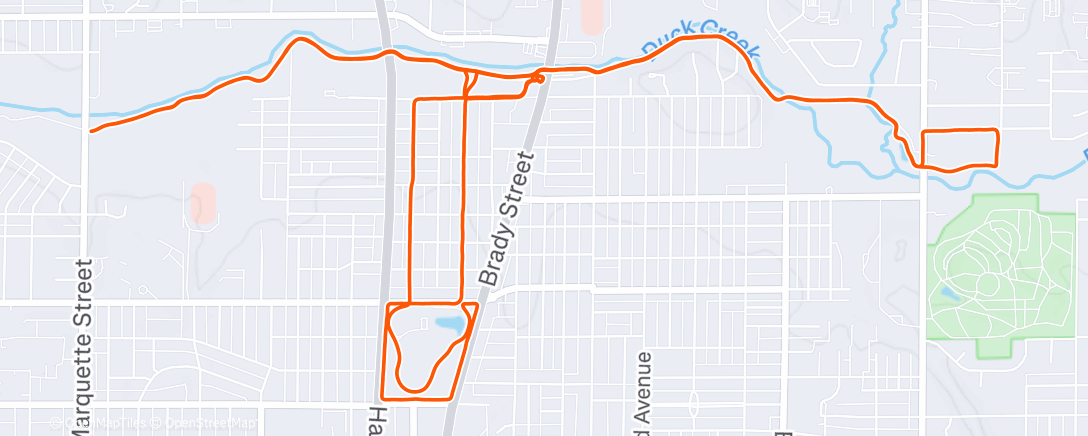 Map of the activity, Monday Night Raw™️