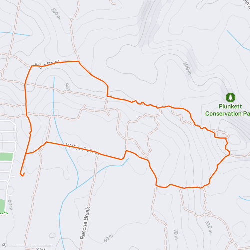 Yarrabilba 22 Short Course 5.3 km Trail Running Route on Strava