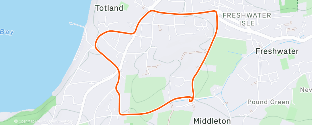 Карта физической активности (Afternoon Walk)