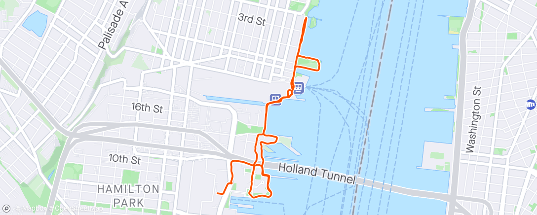 Map of the activity, ☀️ Evening Run