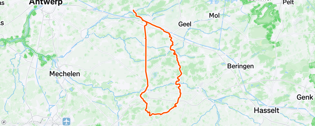 Map of the activity, Keutel