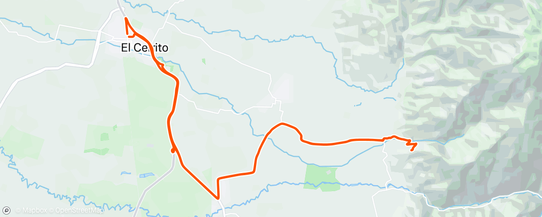 Map of the activity, El cerrito-Paraiso-Maloka