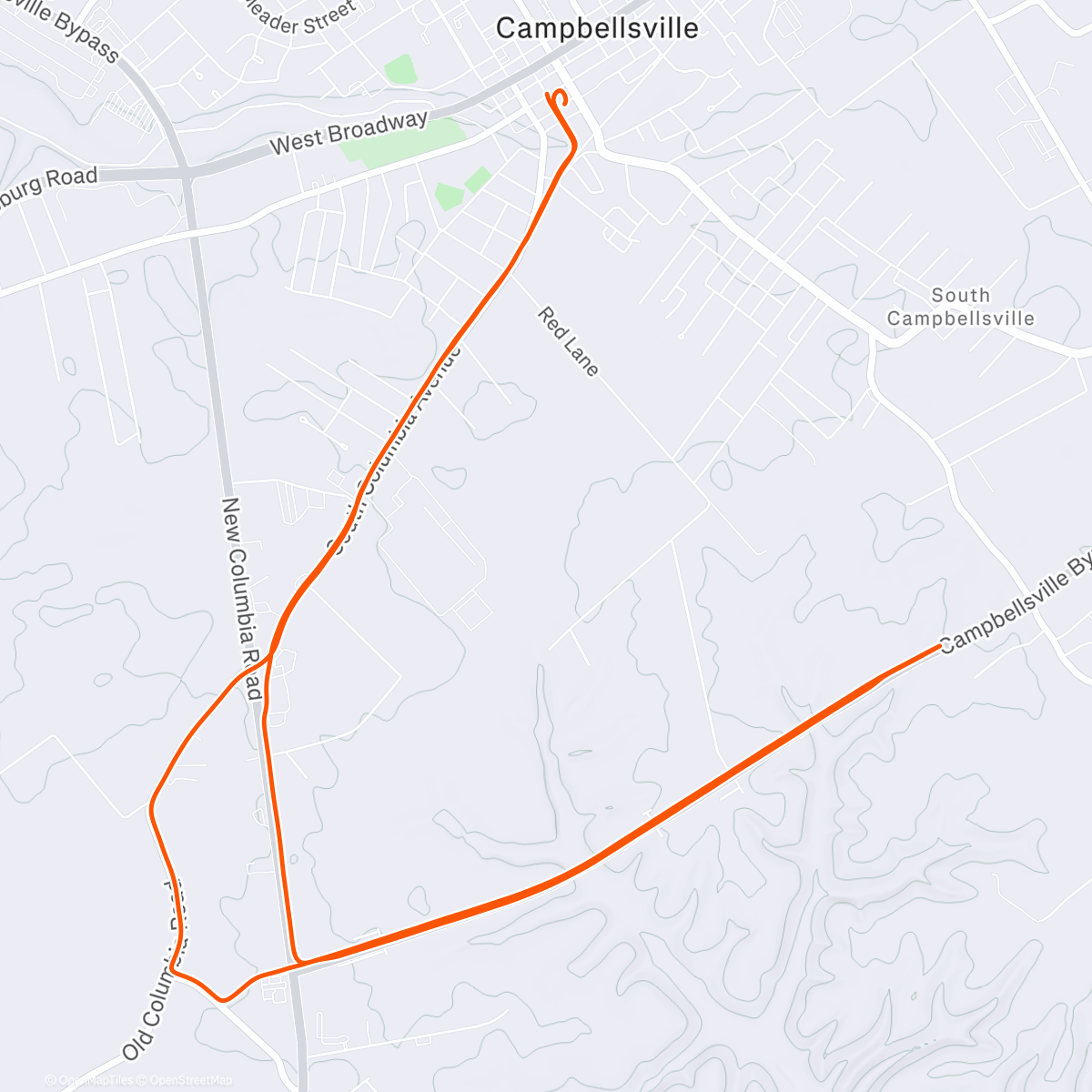 Карта физической активности (Go Long, RS)