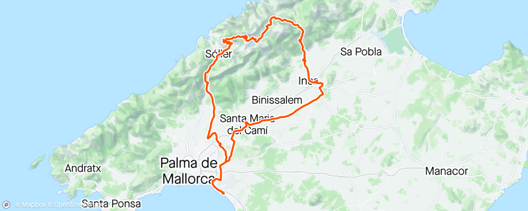 Map of the activity, Mallorca #8😎😎🤩🤩