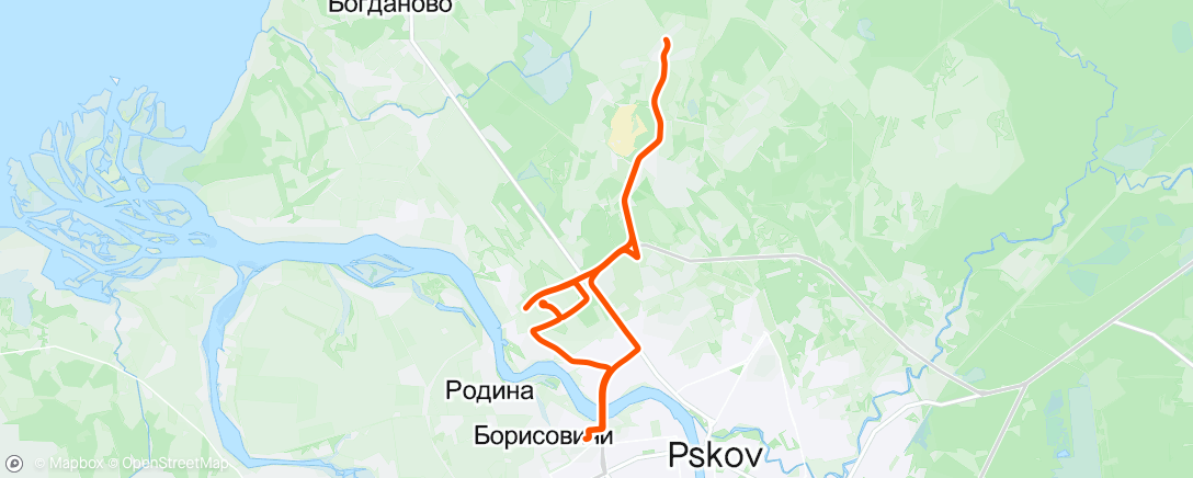 Map of the activity, A short one