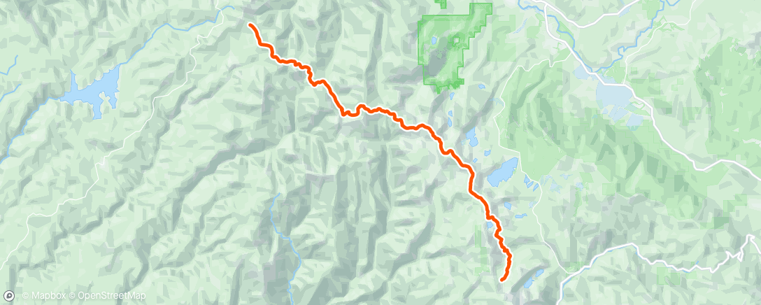 Map of the activity, Morning Hike