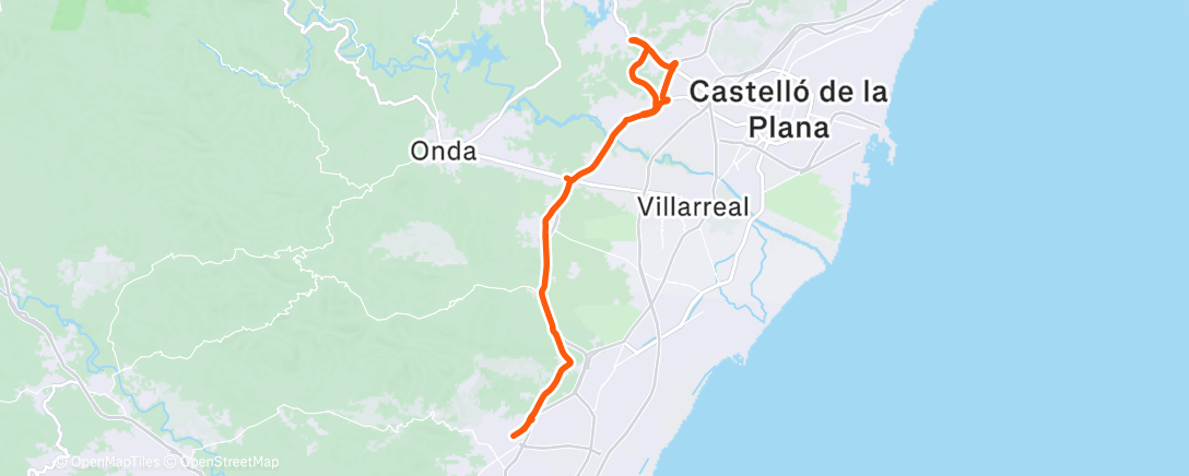 Map of the activity, Vall d’uixo 🌥️