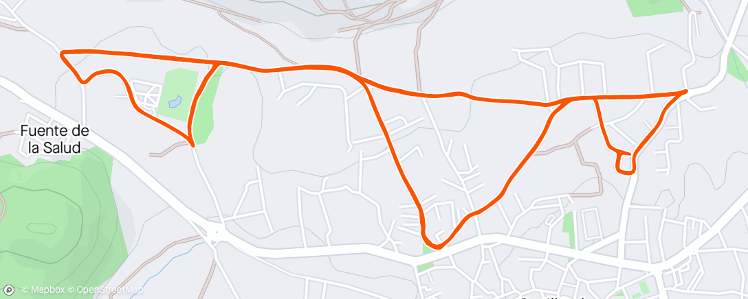 Map of the activity, Spain National 100km Championships.