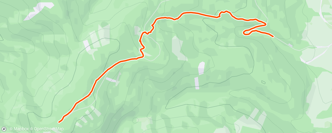 Mapa de la actividad, Lunch Trail Run