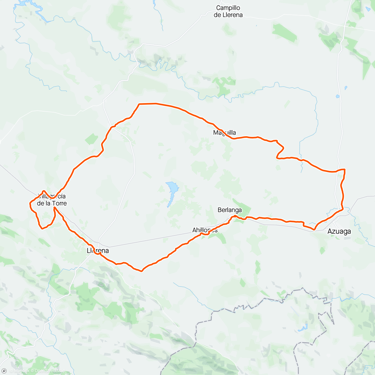 Map of the activity, Coal Gravel Race