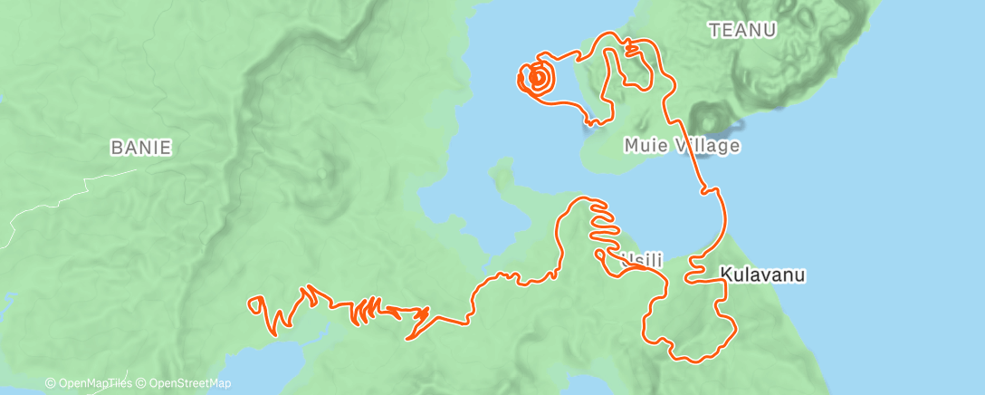 Map of the activity, 2H30 Zwift  - SHORT z3 on Four Horsemen in Watopia