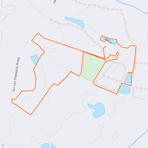 Oudtshoorn parkrun 5.0 km Road Running Route on Strava